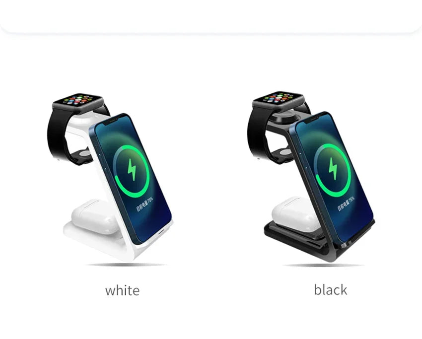 3-in-1 Wireless Charging Dock für iPhone, Apple Watch & AirPods