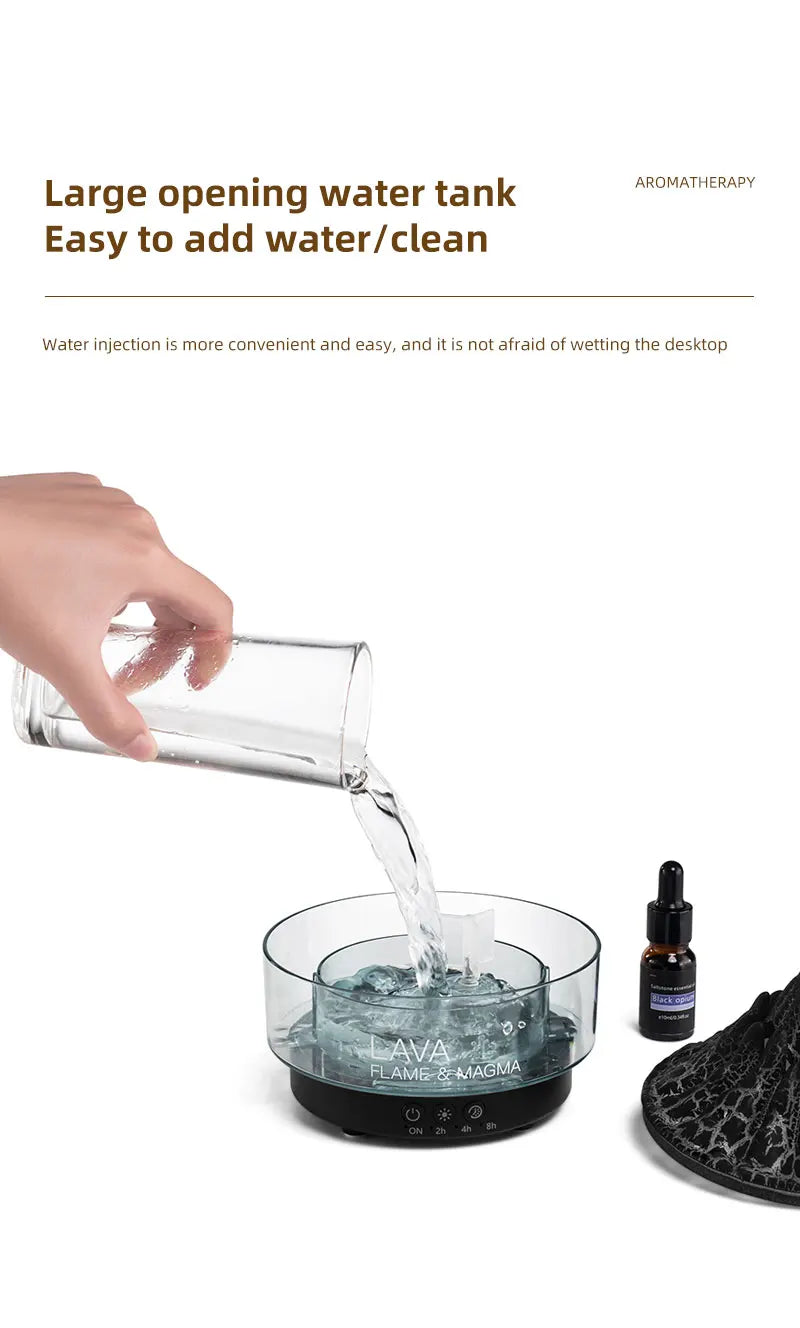 Vulkan Aroma-Luftbefeuchter mit Fernbedienung