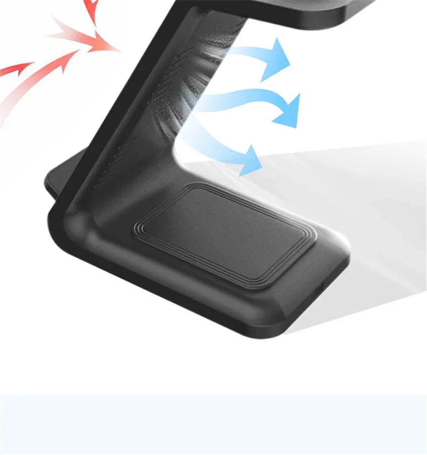3-in-1 Wireless Charging Dock für iPhone, Apple Watch & AirPods