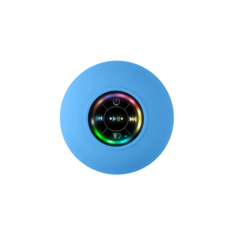 Bluetooth-Duschlautsprecher mit LED-Licht und Saugnapf