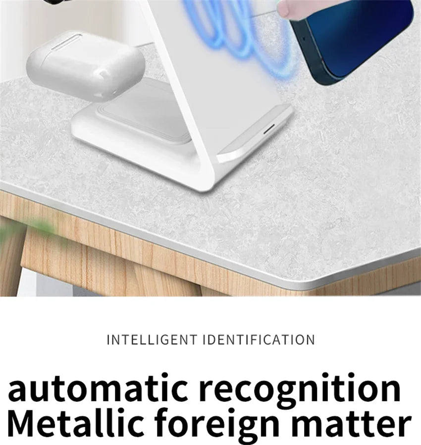 3-in-1 Wireless Charging Dock für iPhone, Apple Watch & AirPods