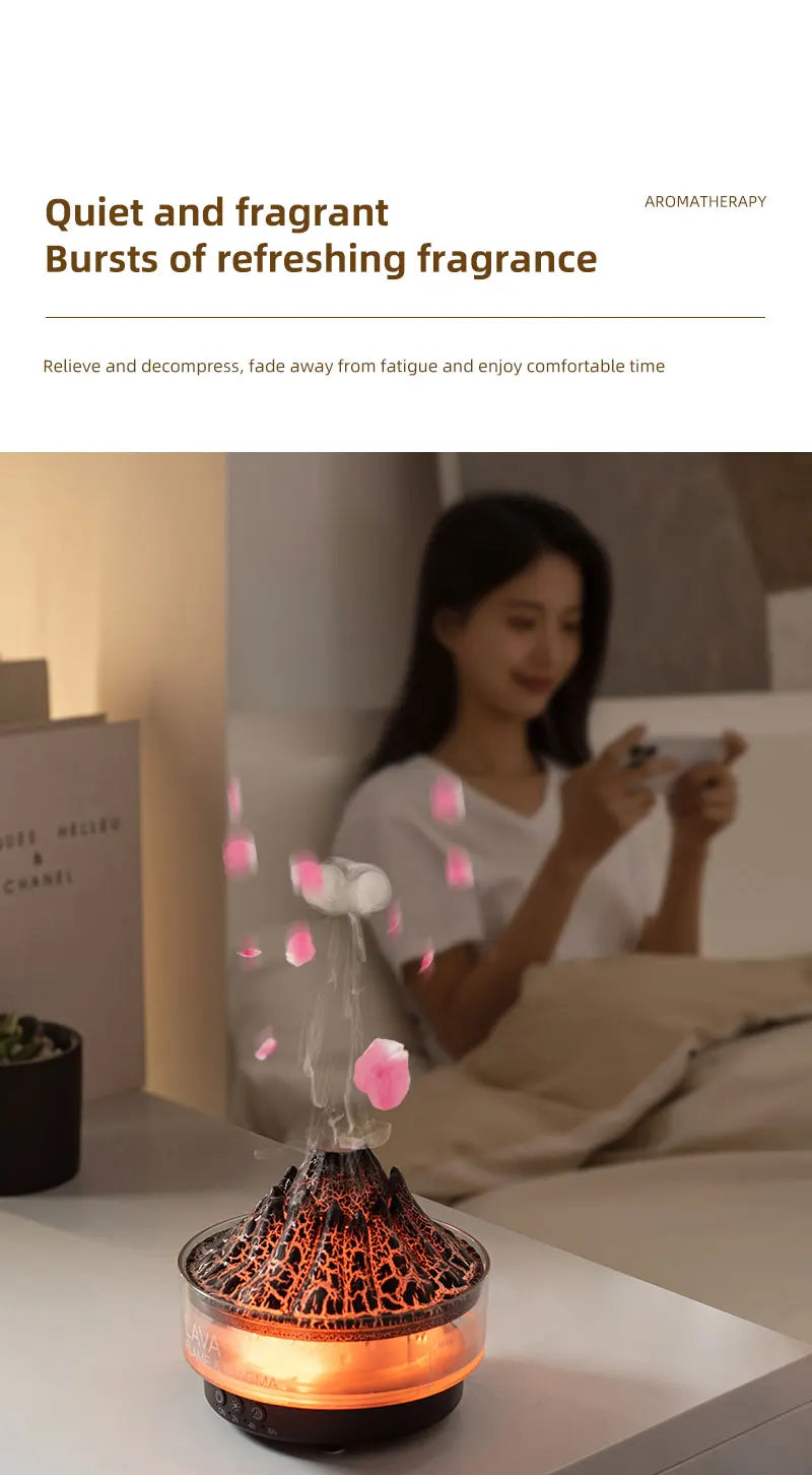 Vulkan Aroma-Luftbefeuchter mit Fernbedienung