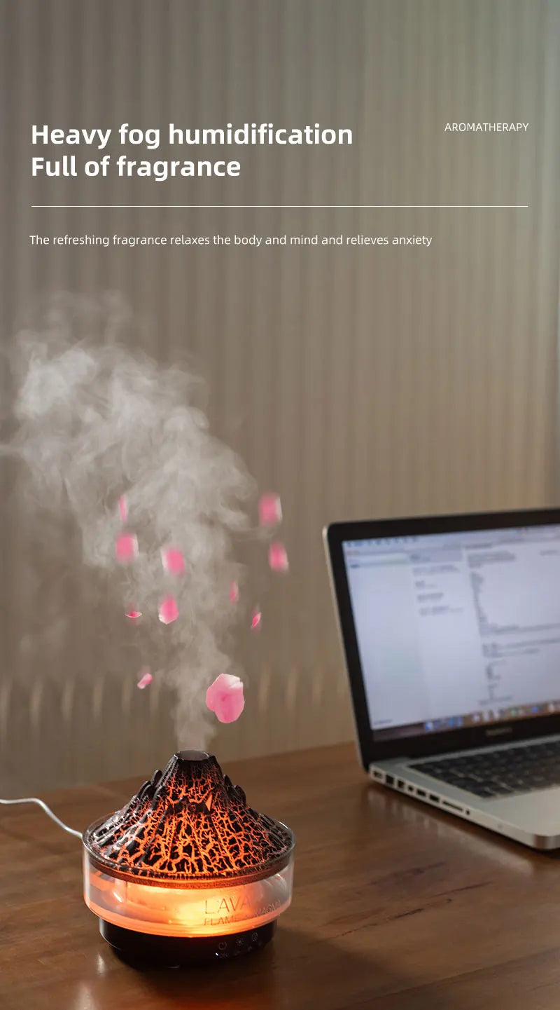 Vulkan Aroma-Luftbefeuchter mit Fernbedienung