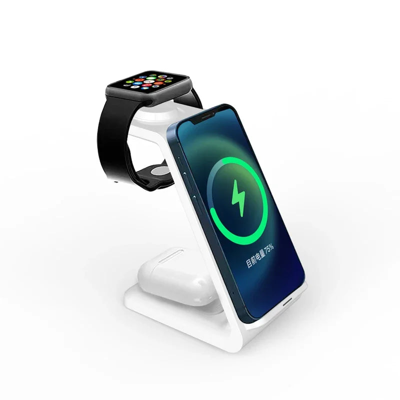 3-in-1 Wireless Charging Dock für iPhone, Apple Watch & AirPods