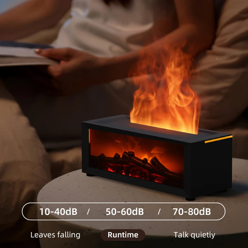 Kamin Aroma-Luftbefeuchter mit Fernbedienung und Timer