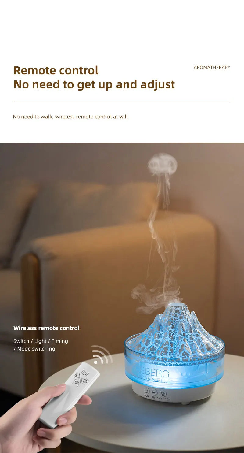 Vulkan Aroma-Luftbefeuchter mit Fernbedienung